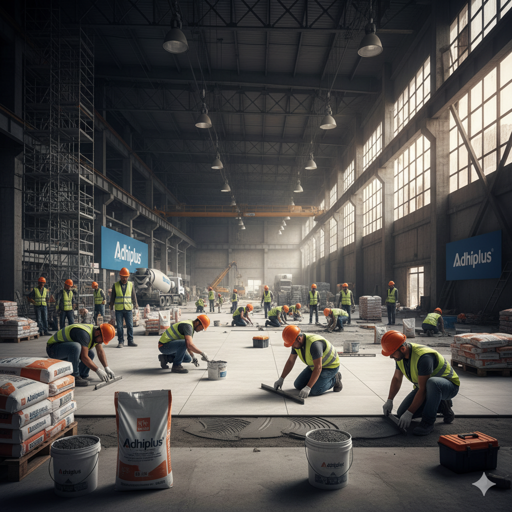 Construction materials background